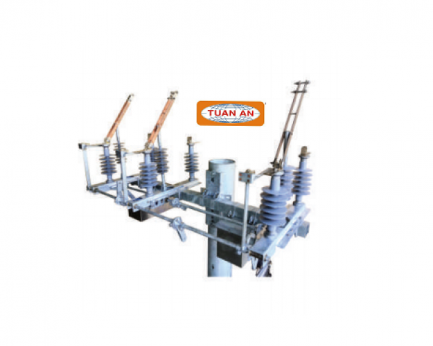 DAO CÁCH LY 3P; 24KV - 35KV; 630A - 800A; LẮP 2 PHƯƠNG CÓ DAO TIẾP ĐẤT; ĐIỀU KHIỂN TỪ XA; NGOÀI TRỜI 