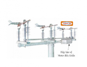 DAO CÁCH LY CẮT CÓ TẢI, MỞ NGANG 3P; 630A-800A; 24 KV-35 KV NGOÀI TRỜI, LẮP 2 PHƯƠNG, ĐIỀU KHIỂN TỪ XA