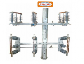 DAO CÁCH LY 3P; 24KV - 35KV; 630A - 800A; LẮP 2 PHƯƠNG; NGOÀI TRỜI (CÁCH ĐIỆN POLYMER)